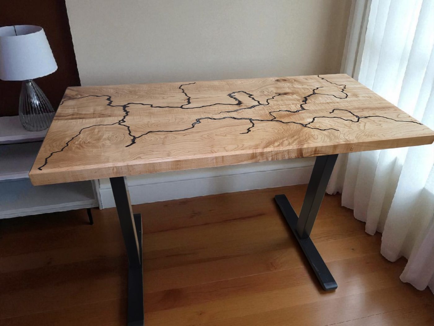 Custom live edge table